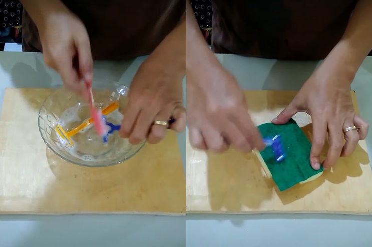 Cara supaya pisau cukur tumpul jadi tajam kembali cuma pakai 1 bahan dapur