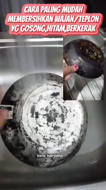 Tanpa racikan soda kue & cuka, ini trik bersihkan pantat wajan hitam gosong cuma dengan 2 bahan dapur