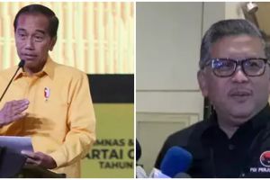 Disangkut pautkan terkait penetapan Hasto Kristiyanto sebagai tersangka KPK, begini tanggapan Jokowi
