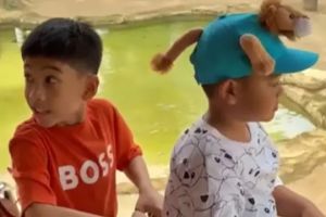 Keluarga Jokowi rayakan Natal jalan-jalan ke Taman Safari, gaya busana mewah anak Kahiyang disorot