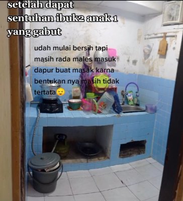 Dari super buluk dan horor jadi lebih terawat, potret dapur sebelum makeover ini bikin merinding
