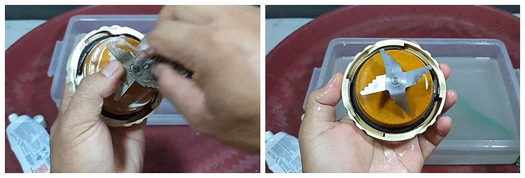 Bukan pakai garam dan cangkang telur, ini trik jitu mengasah pisau blender agar tajam seperti baru