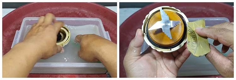 Bukan pakai garam dan cangkang telur, ini trik jitu mengasah pisau blender agar tajam seperti baru