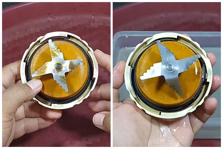 Bukan pakai garam dan cangkang telur, ini trik jitu mengasah pisau blender agar tajam seperti baru