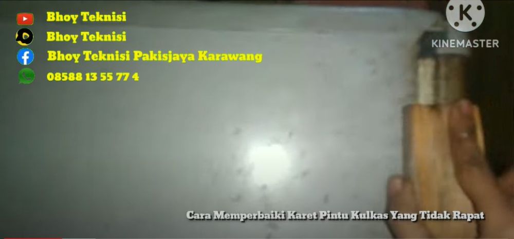 Tak perlu dicopot dari tempatnya, ini trik mengatasi karet kulkas yang longgar agar rapat dan lentur