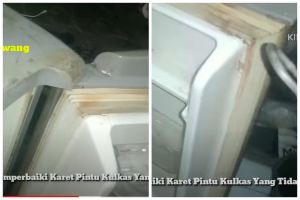 Tak perlu dicopot dari tempatnya, ini trik mengatasi karet kulkas yang longgar agar rapat dan lentur