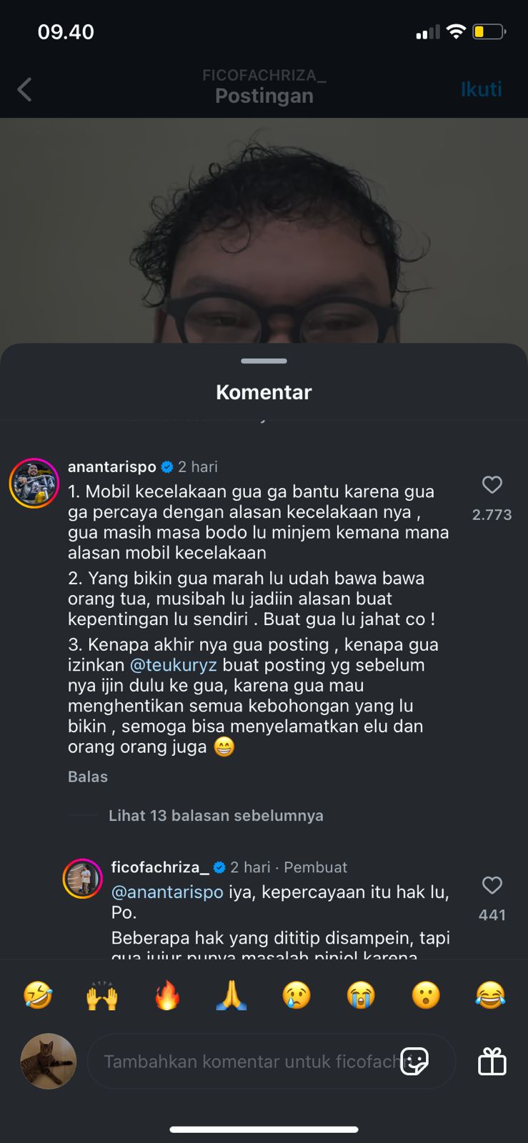 Ananta Rispo luapkan emosi pada Fico Fachriza, bicara soal modus penipuan pinjam uang ke rekan artis