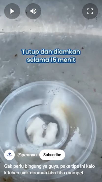 Jangan diberi soda api, ini trik atasi saluran wastafel cuci piring mampet praktis pakai 2 bahan dapur