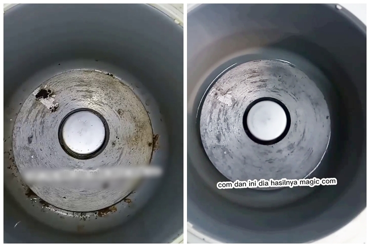 Tanpa pasta gigi, begini cara efektif bersihkan dasar rice cooker berkerak agar kinclong bebas noda