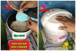 Trik mengatasi nasi cepat kering dan basi di rice cooker, tak perlu bahan apa pun