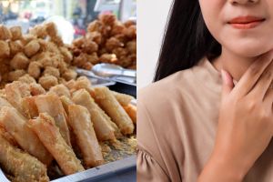 Pecinta gorengan, ini yang terjadi saat tenggorokan 