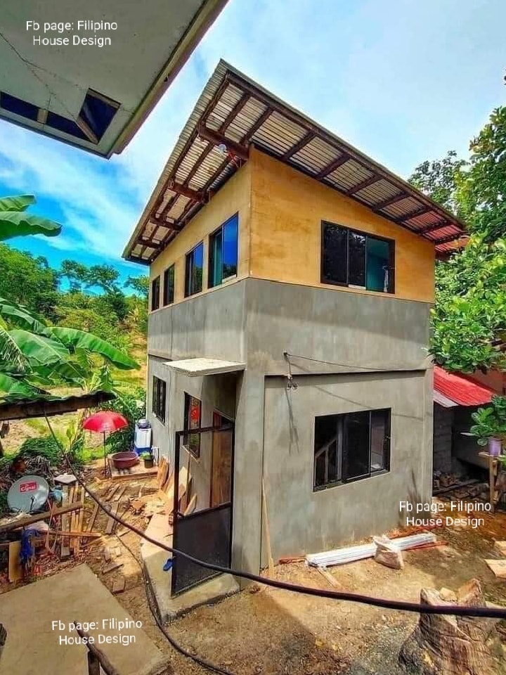 Rumah perpaduan triplek-semen ini tampak ringkih dari luar tapi dalamnya mewah pol, intip 6 potretnya