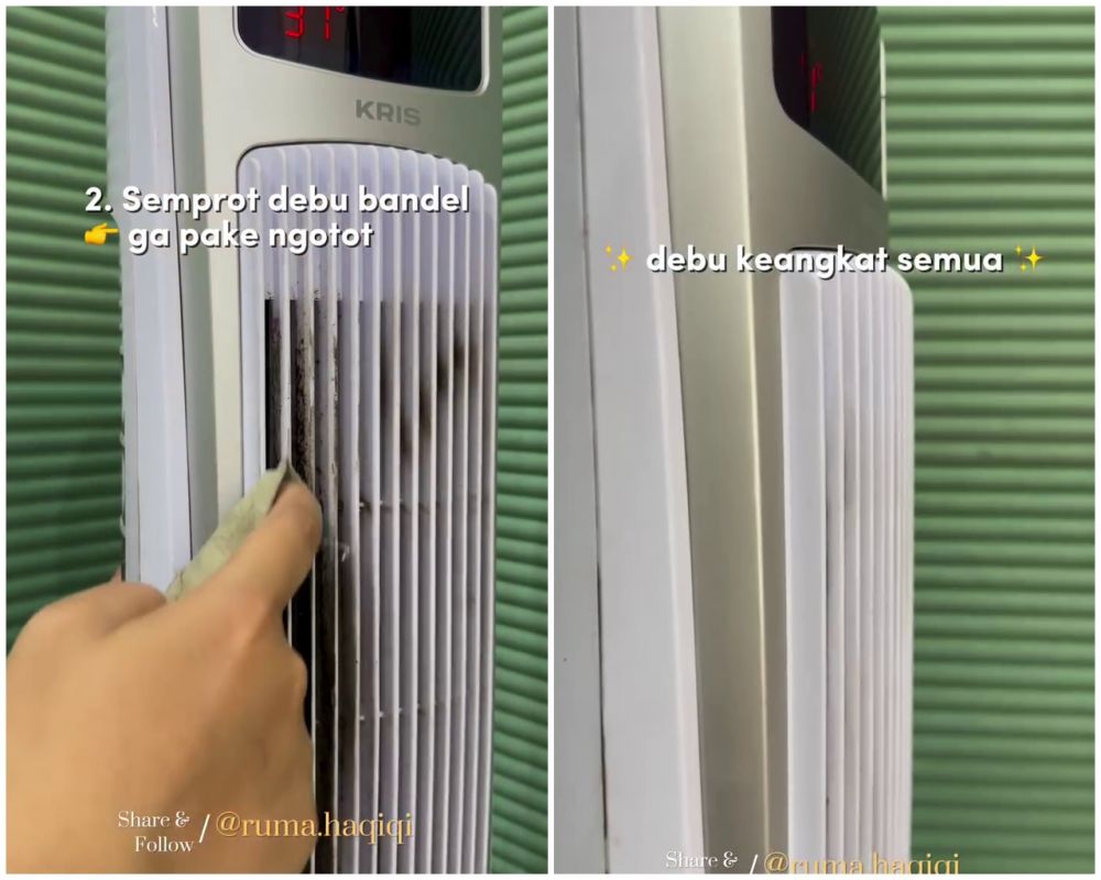 Trik agar kaca selalu bebas debu, berkilau, dan tak buram, cukup semprot pakai 1 bahan dapur ini