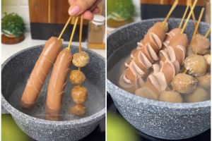 Jangan cuma dikerat-kerat, ini trik agar sosis lebih mekar saat dibakar dan bikin bumbu meresap