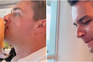 Ekspresi kocak bule masuk angin minum Tolak Angin, langsung borong satu kotak ke Jerman