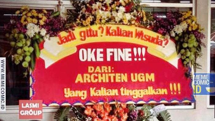 Punya temen usil bikin pusing, 11 potret kiriman bunga nyeleneh ini pengin marah tapi sohib sih