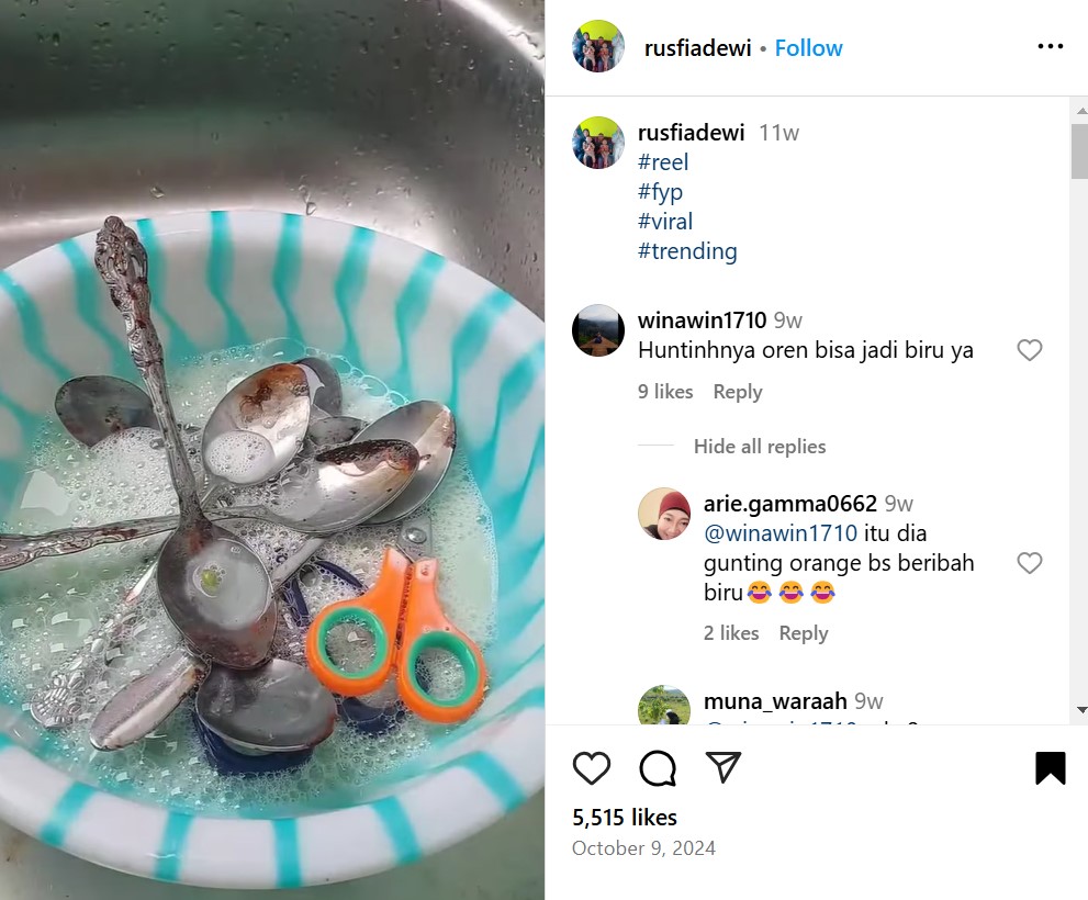 Bukan direndam cuka, begini cara cuci sendok berkarat agar steril dipakai lagi dan lebih mengilap