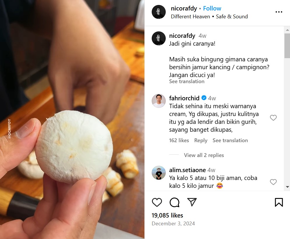 Jangan dibilas air, trik praktis bersihkan jamur kancing ini jadi tidak lembek saat dimasak