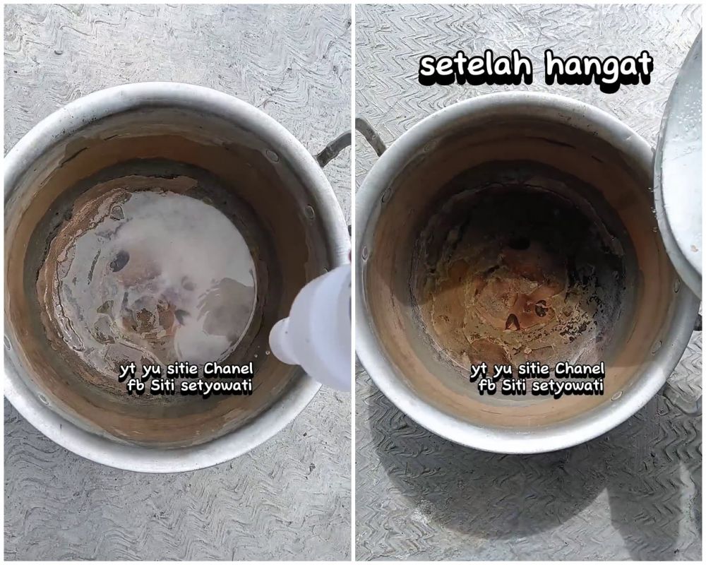 Tanpa sitrun, begini trik bersihkan kerak air tebal di panci cuma pakai 1 bahan dapur