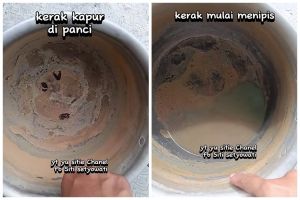 Tanpa sitrun, begini trik bersihkan kerak air tebal di panci cuma pakai 1 bahan dapur