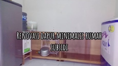 Awalnya hanya berbahan kayu, dapur rumah subsidi ini dirombak jadi bak mini bar, intip 7 potretnya