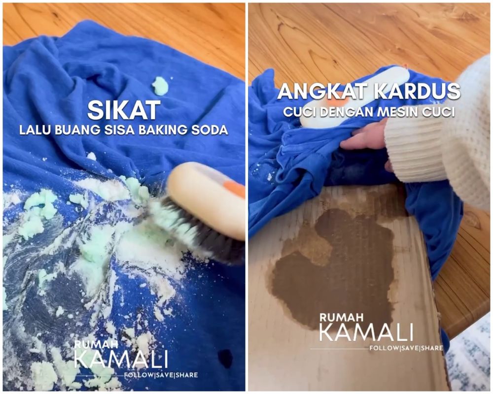 Trik cuci baju yang terkena tumpahan minyak ini praktis cuma perlu dikompres pakai 2 bahan dapur