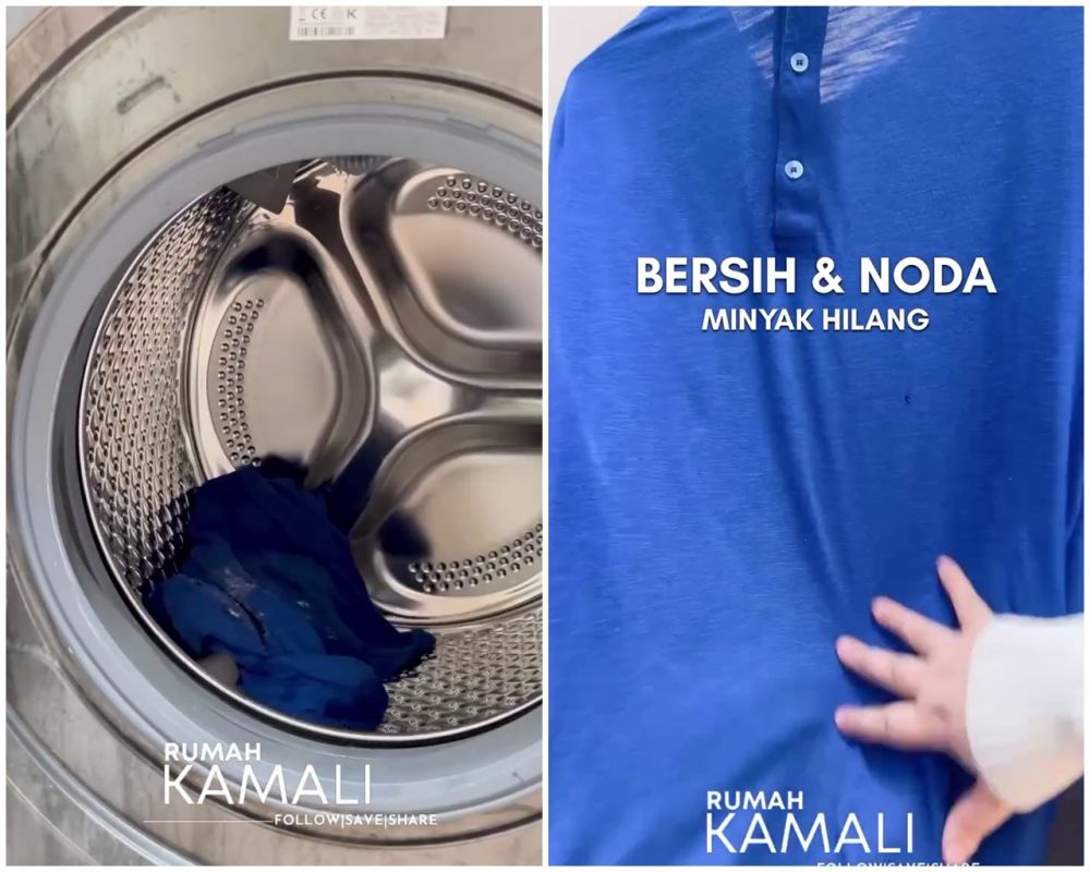 Trik cuci baju yang terkena tumpahan minyak ini praktis cuma perlu dikompres pakai 2 bahan dapur