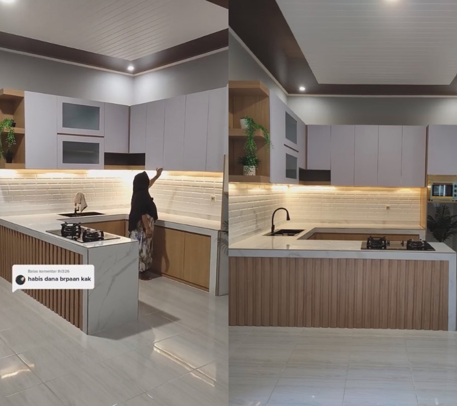 Pria ini renovasi dapur sang ibu, dari dinding papan malah jadi nyeleneh tapi tetap bikin betah masak