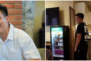 Dapur Baim Wong interiornya unik ada rak buku, 9 potretnya ini serasa nongkrong di perpustakaan