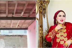 Kini punya 2 rumah megah, 5 potret hunian lawas Mira Hayati ini jauh dari kesan mewah plafon kayu