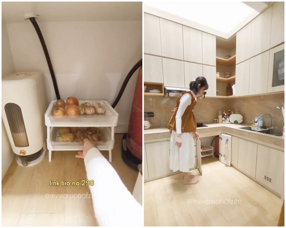 Cara bersihkan kolong dapur supaya bebas tikus dan lebih wangi, cuma pakai 1 bahan sederhana ini