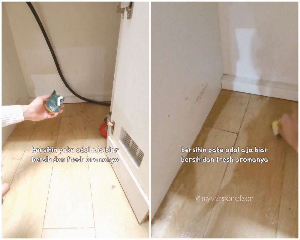 Cara bersihkan kolong dapur supaya bebas tikus dan lebih wangi, cuma pakai 1 bahan sederhana ini