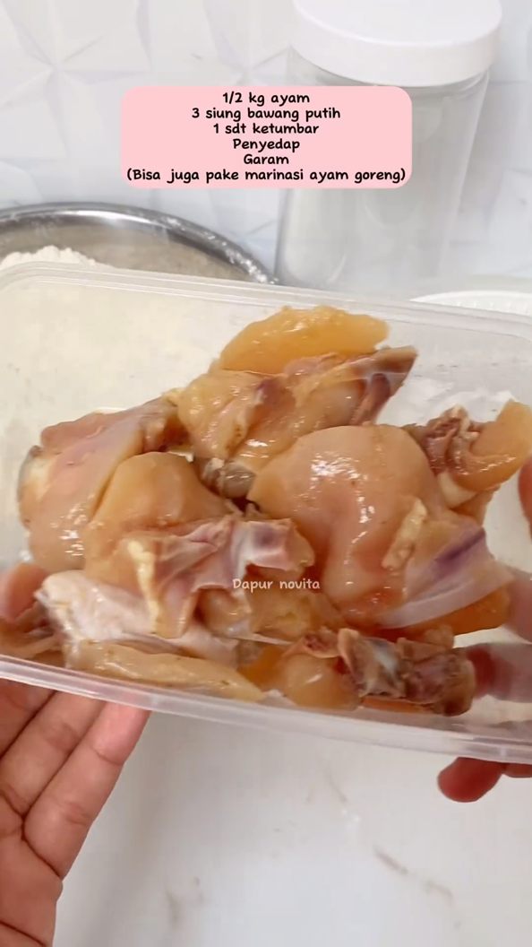 Kunci rahasia bikin ayam krispi keriting dan renyah tahan lama tanpa tepung beras