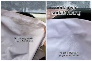 Cuma direndam 10 menit, ini trik hilangkan noda luntur di baju putih agar cerah lagi tanpa disikat