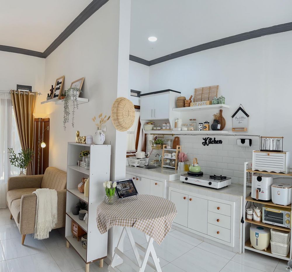 9 Potret dapur ala kitchen set versi low bujet ini simpel tapi mewah, padahal tak sampai sejuta