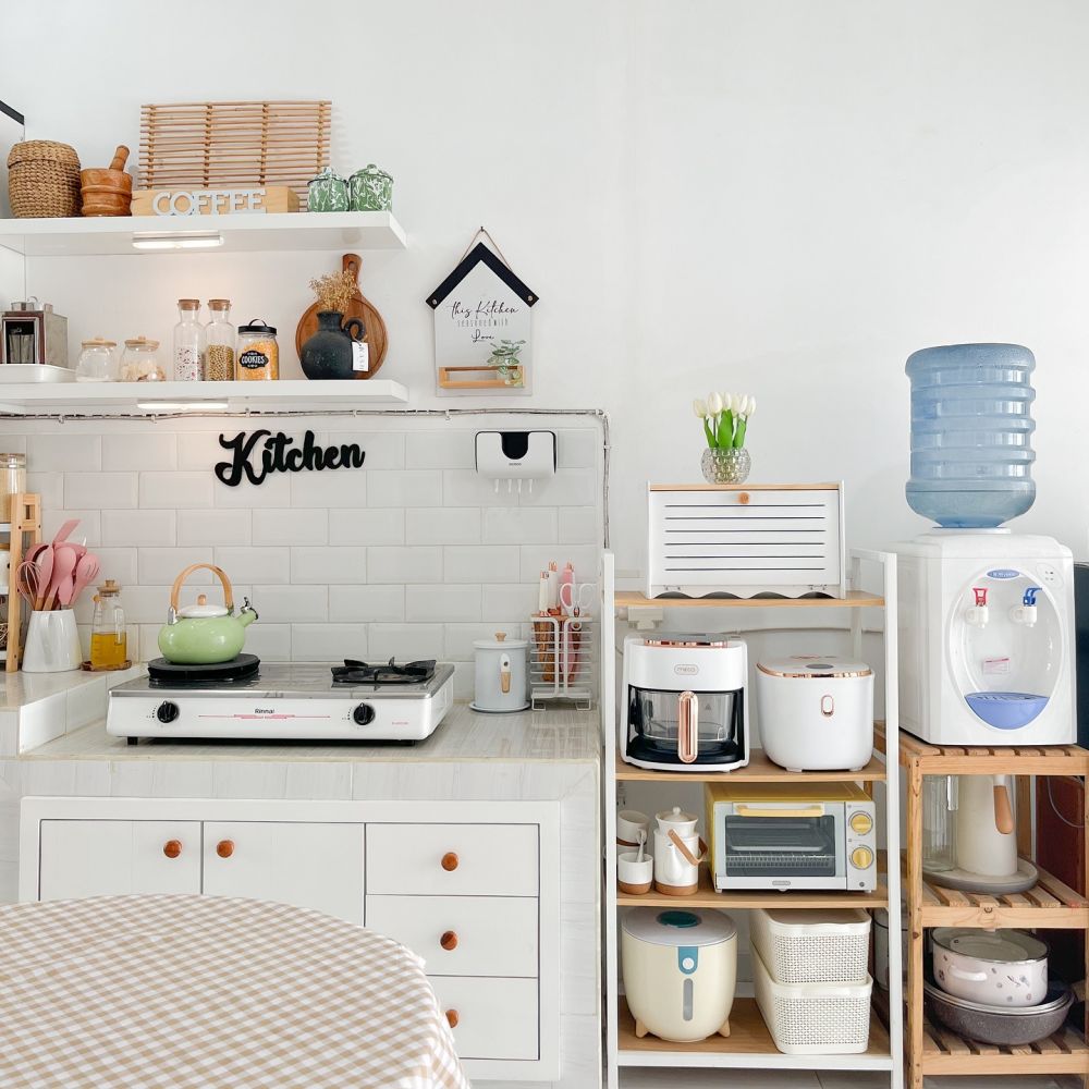 9 Potret dapur ala kitchen set versi low bujet ini simpel tapi mewah, padahal tak sampai sejuta