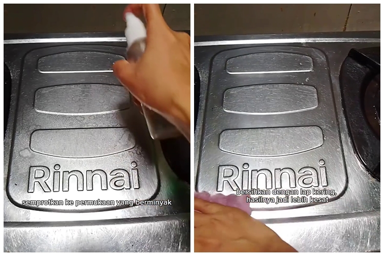Kompor berminyak bikin bau, begini cara menghilangkannya agar kesat, wangi, dan nggak timbulkan karat