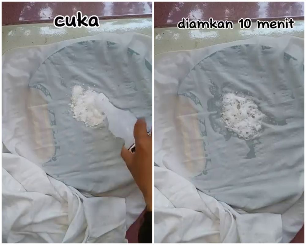 Cuma butuh 10 menit, cara ampuh hilangkan noda saus di baju putih ini efektif tanpa tinggalkan bekas