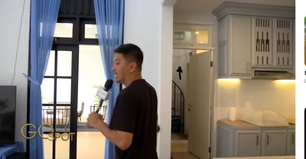 Artis cilik teman Agnez Mo ini sukses bangun rumah mewah gaya American Style, intip 9 potret dapurnya