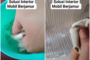 Jangan langsung dibawa ke car wash, ini trik atasi noda jamur interior mobil pakai 2 bahan sederhana