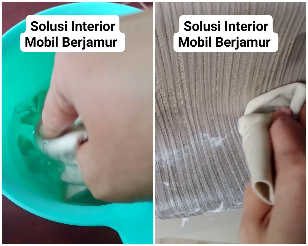 Jangan langsung dibawa ke car wash, ini trik atasi noda jamur interior mobil pakai 2 bahan sederhana
