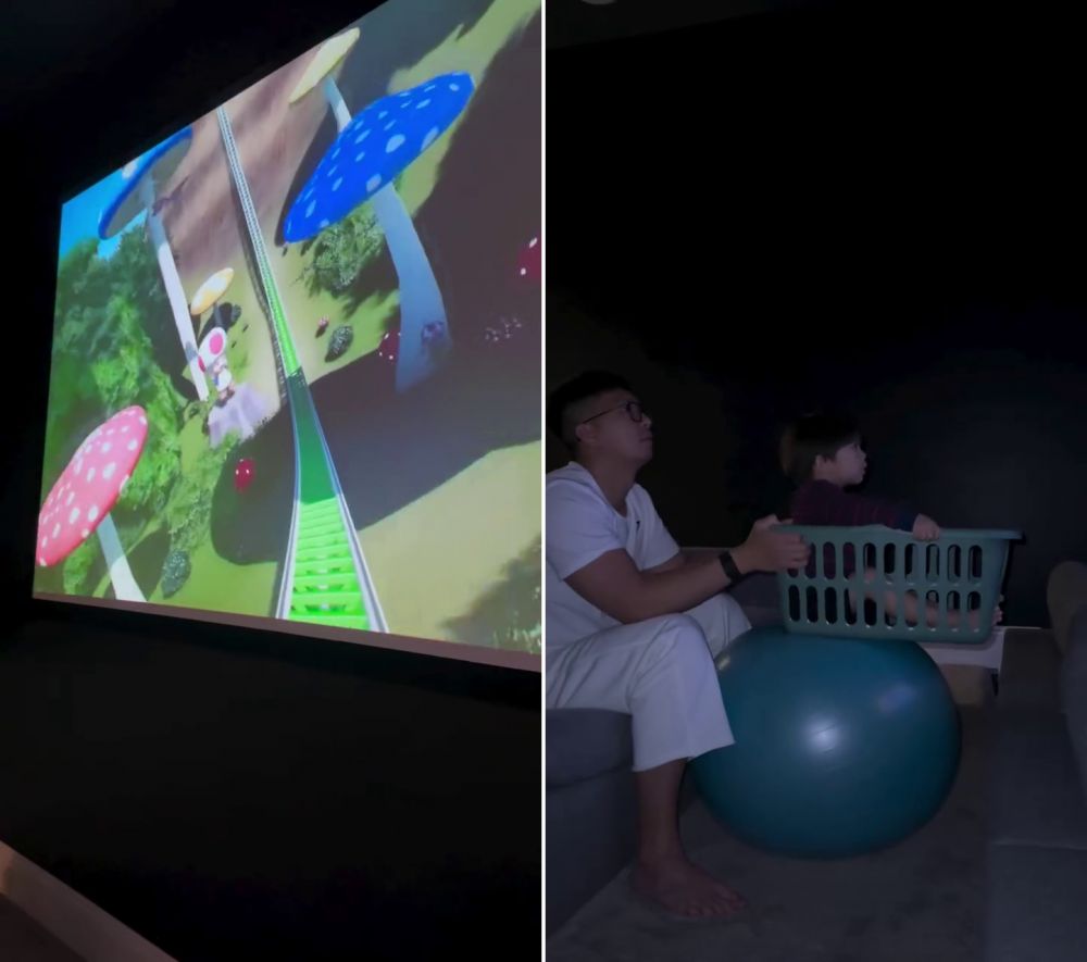 Padahal konglomerat tapi pilih merakyat, ini momen Indra Priawan temani anak main pakai keranjang baju