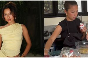 7 Potret dapur Jennifer Coppen interiornya minimalis, pemandangan jendelanya bikin salfok