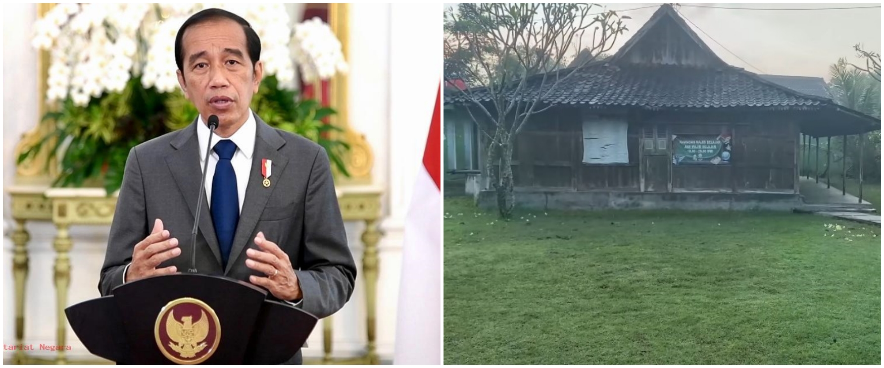 11 Potret rumah kakek Jokowi di Boyolali diperkirakan berusia satu abad, sederhana berdinding kayu