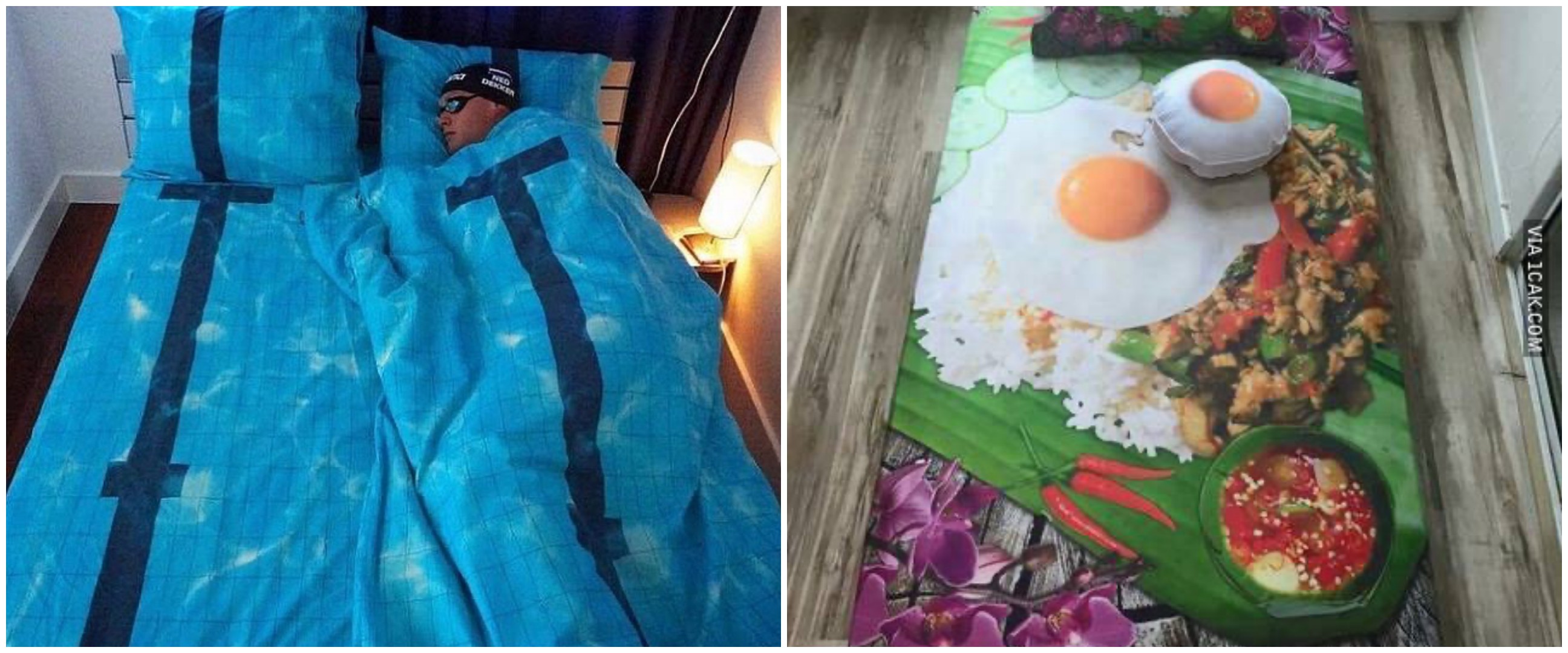 12 Potret kocak desain seprai nyelenehnya bikin tidur nggak nyenyak, masih mau beli