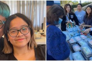 Simpati dengan korban kebakaran di LA, aksi Cinta Kuya bagi makanan di jalanan malah tuai pro kontra