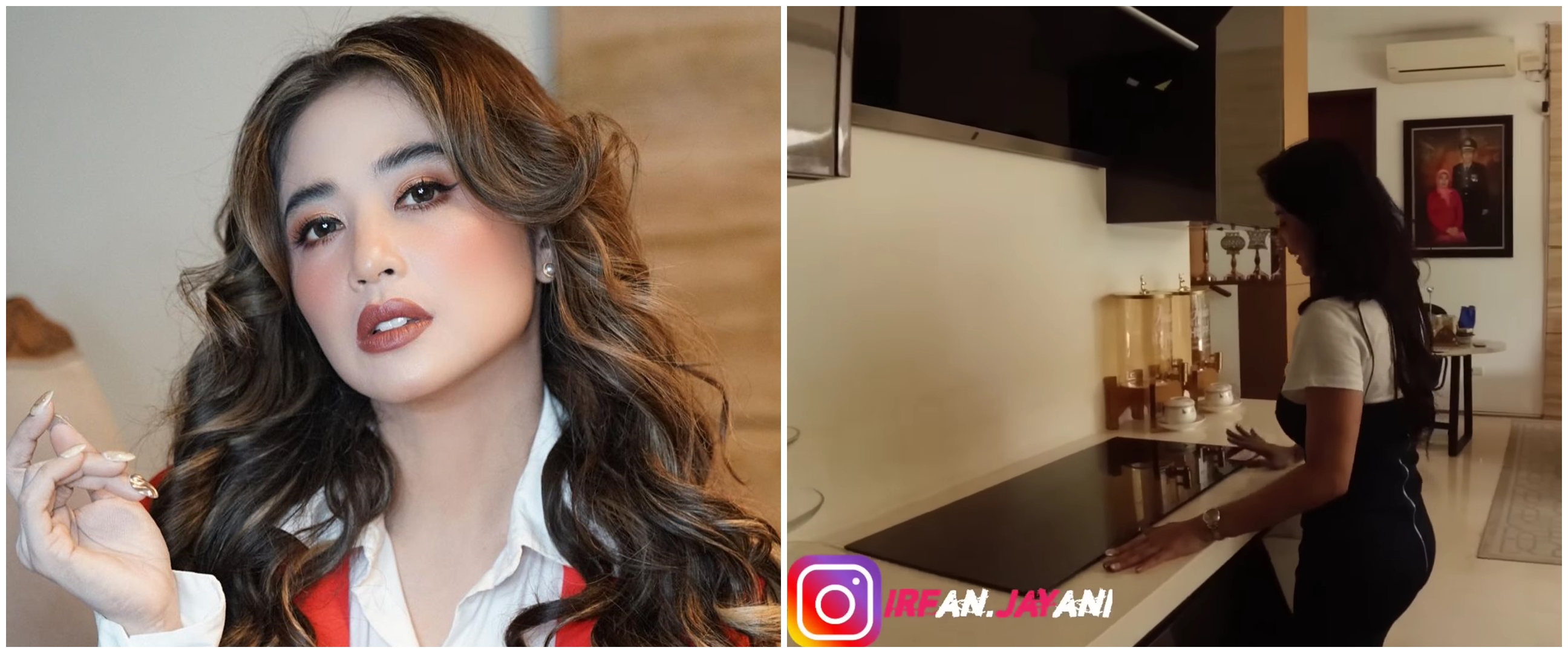 Tak lagi huni kos triplek, 10 potret dapur Dewi Perssik di rumah Rp 30 M ini mewah