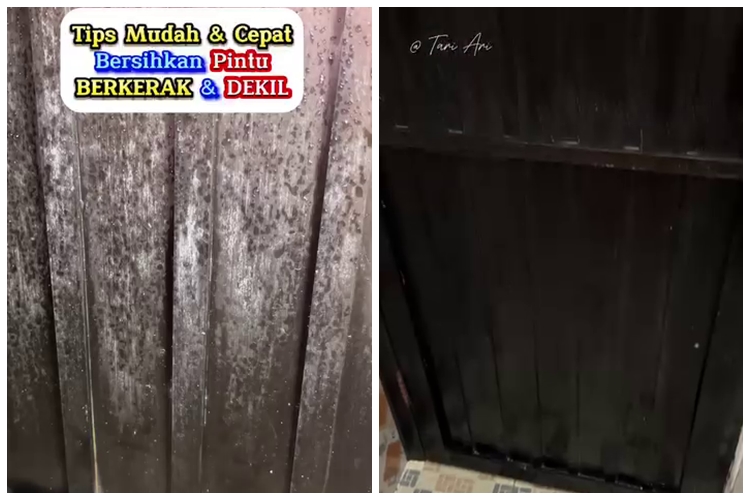 Kerak putih di pintu kamar mandi bikin tampilannya dekil, begini trik mengubahnya agar mengilap lagi