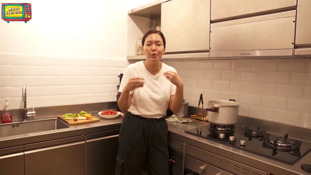 10 Potret dapur kotor Maia Estianty, tak kalah mewah dan canggih ketimbang dapur bersih