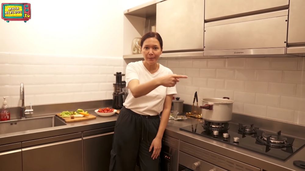 10 Potret dapur kotor Maia Estianty, tak kalah mewah dan canggih ketimbang dapur bersih